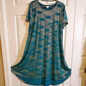 Fun Blingy LLR Carly Teal With Gold Accents